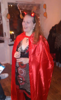 Sherri på Halloween